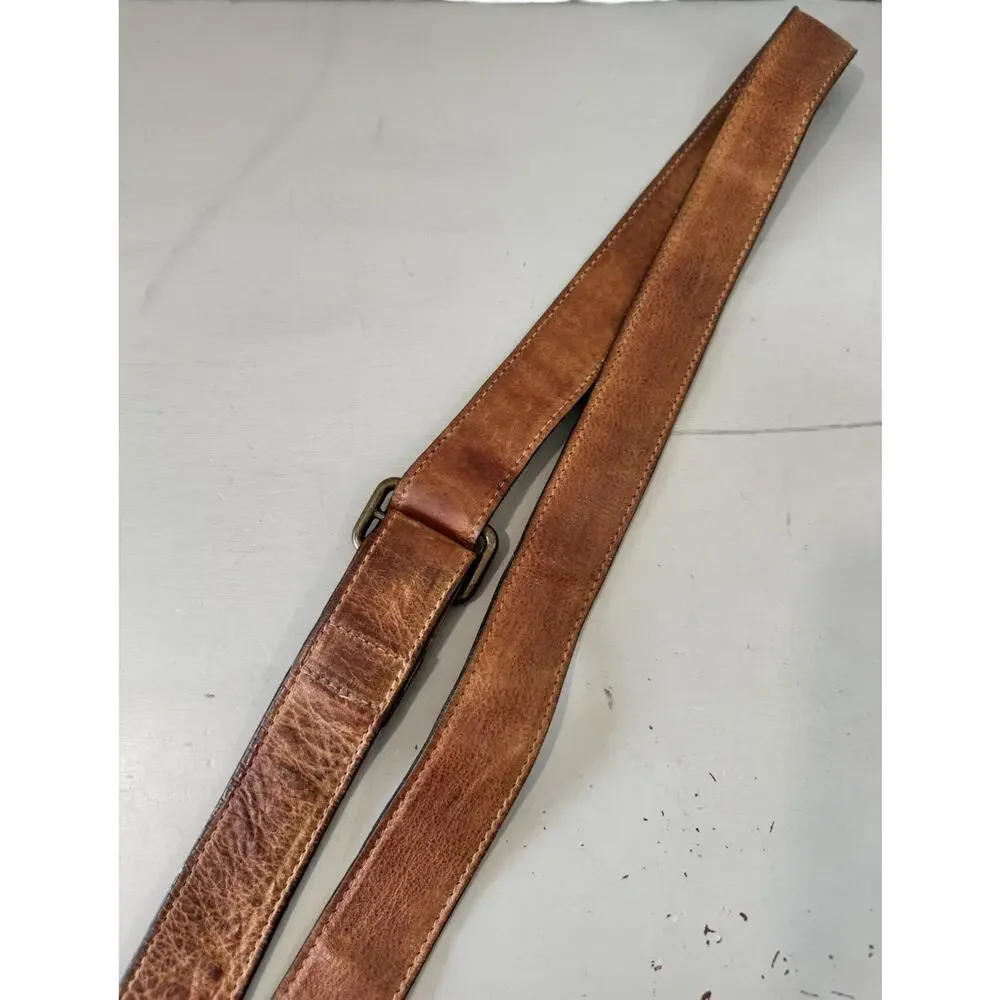 Moore & Giles Reclaimed Messenger Bag In Heirloom Oak Computer Distressed